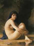 Adolphe William Bouguereau Seated Nude (mk26) USA oil painting artist